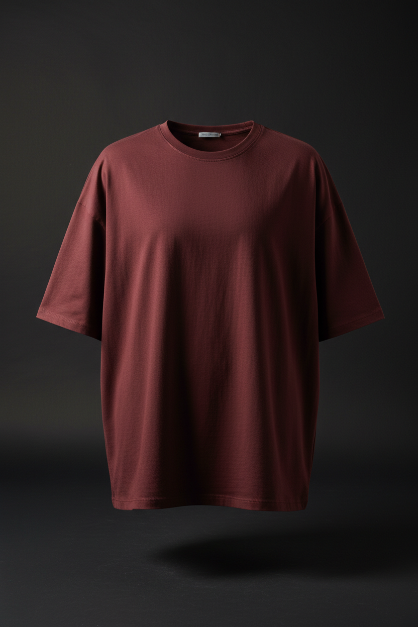 need-professional-plain-maroon-mockup-oversized-front-view-with-off-black-background