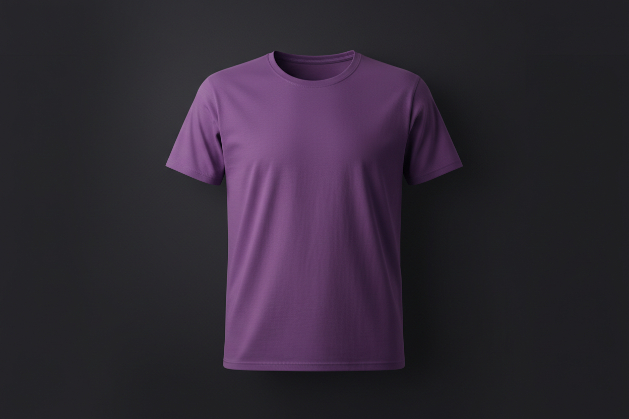 need-professional-plain-purple-mockup-crew-neck-front-view-with-off-black-background with landscape 
